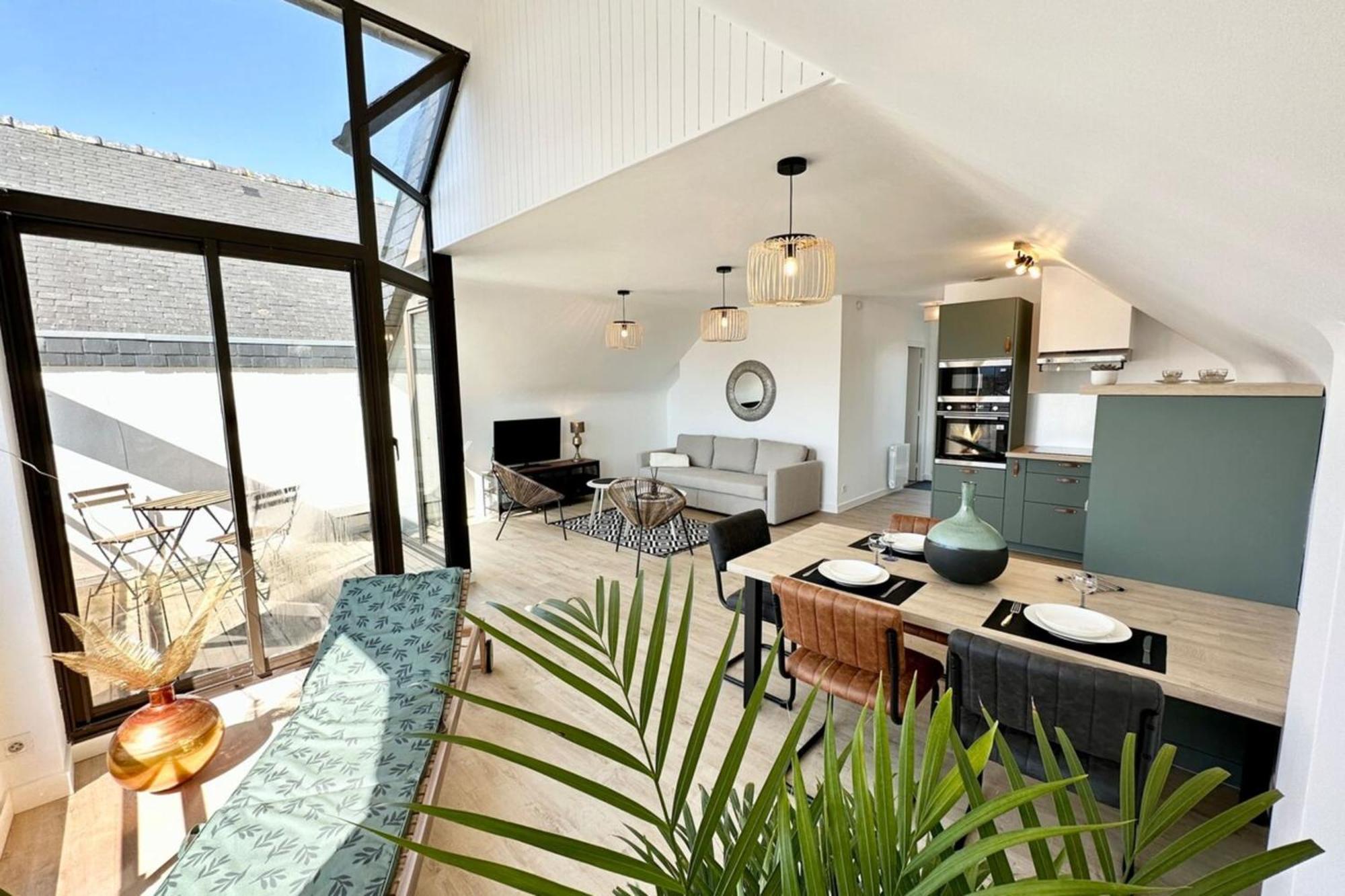 T2 Neuf Top Cocooning Terrasse - Face A La Mer Ploemeur Εξωτερικό φωτογραφία